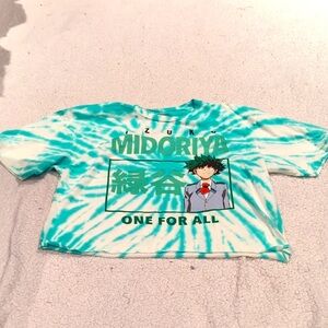 M: Midoriya Tie-Dye T-Shirt - Blue